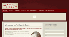 Desktop Screenshot of marconipizza.com